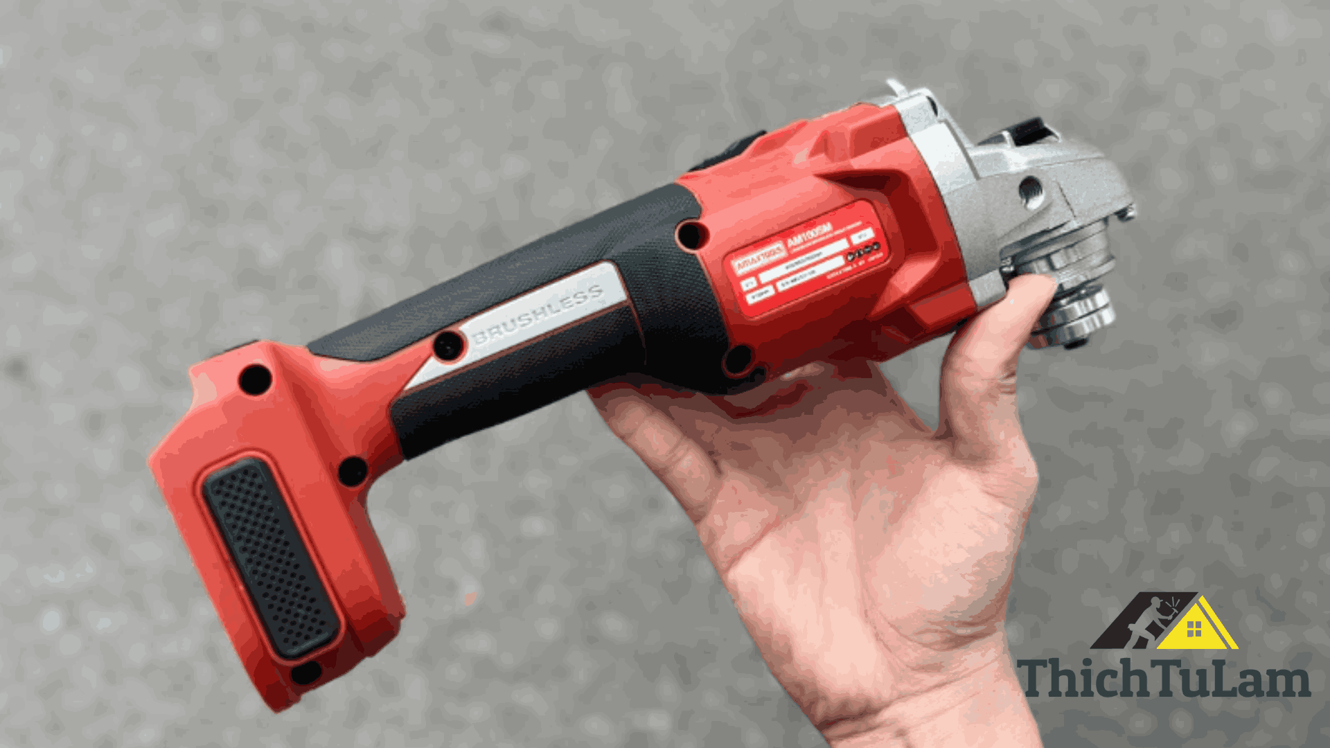 Máy mài góc pin Amaxtools AM100B-SM