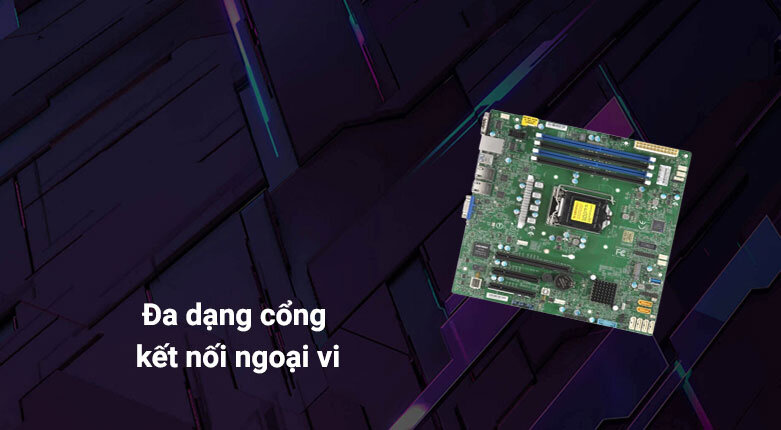 Bo mạch chủ Supermicro MBD-X11SCL-F-O (C242 Single LGA 1151) (MBD-X11SCL-005) |  Đa dạng cổng kết nối