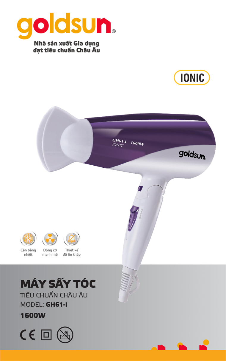 Máy sấy tóc Ionic Goldsun GH61-I