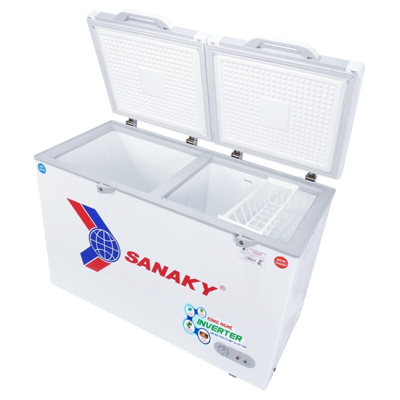 Tủ đông Sanaky inverter 2 ngăn 400 lít VH-4099W4K