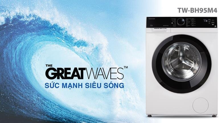 Máy giặt 8.5 Kg Toshiba TW-BH95M4V lồng ngang