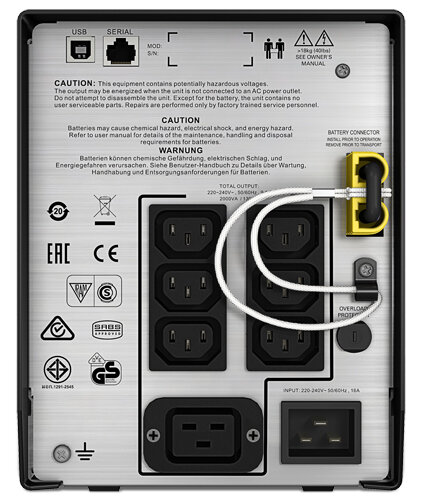 Bộ lưu điện APC Smart SMC2000I (2000VA/ 1300W)