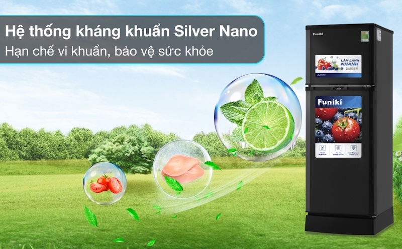 Tủ lạnh Funiki 147 lít HR T6147TDG 3 Tủ lạnh Funiki HR T6147TDG sử dụng công nghệ làm lạnh gián tiếp