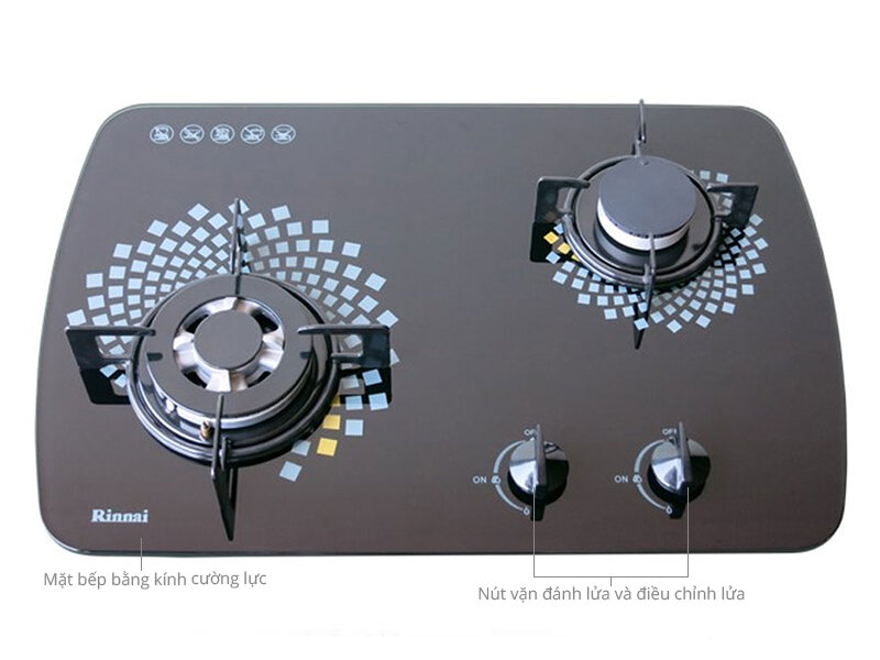 Bếp gas âm Rinnai RVB-6SDR(L) Bếp gas âm Rinnai RVB-6SDR(L)