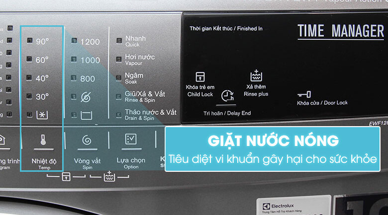 Máy giặt Electrolux Inverter 8 kg EWF12844S Máy giặt Electrolux Inverter 8 kg EWF12844S