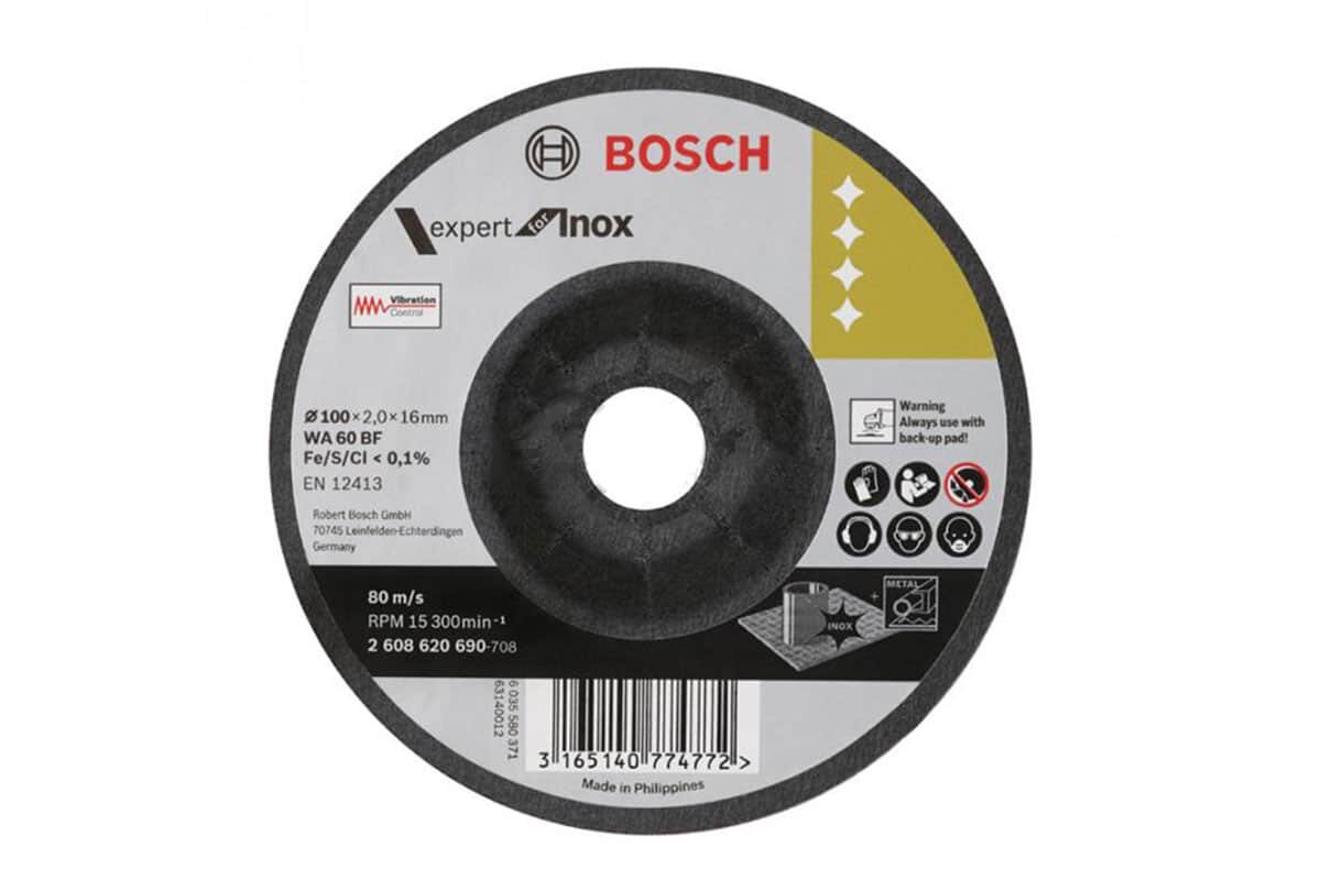 Đá mài inox linh hoạt 100x2x16mm Bosch 2608620690