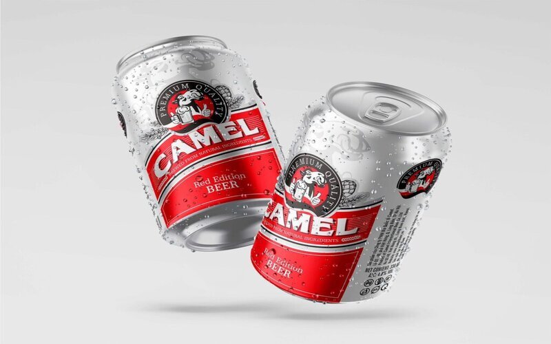 Bia Camel Premium (đỏ) thùng 24 lon 330ml