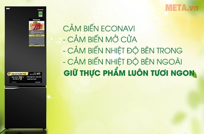 Tủ lạnh Panasonic Inverter 322 lít NR-BC360QKVN