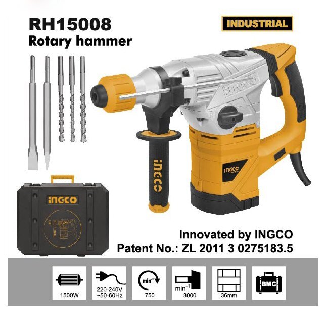 Máy khoan búa INGCO RH15008
