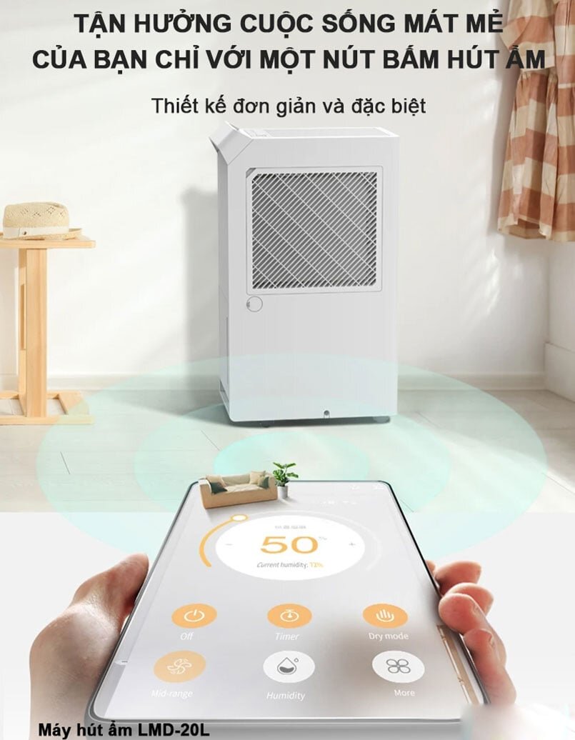 Máy hút ẩm gia đình Lumias  