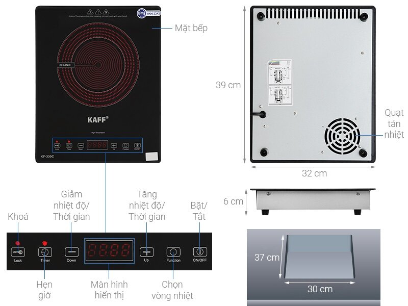 Tính năng tiện ích, nấu ăn dễ dàng