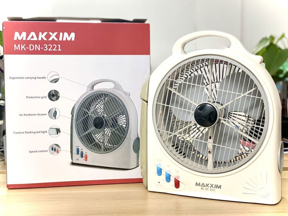 Quạt tích điện Makxim MK-DN-3221  Quạt tích điện Makxim MK-DN-3221