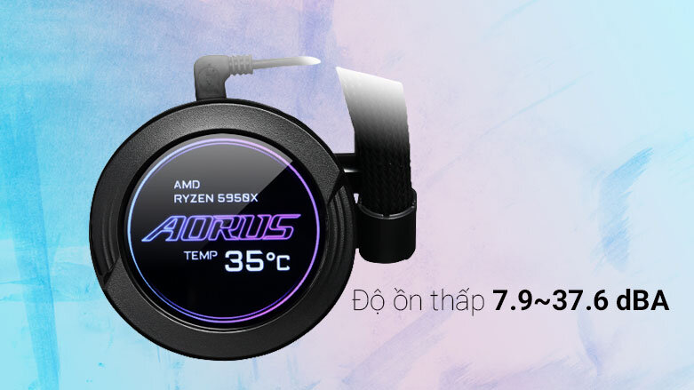 Tản nhiệt nước AIO GIGABYTE AORUS WATERFORCE X 240| Độ ồn thấp