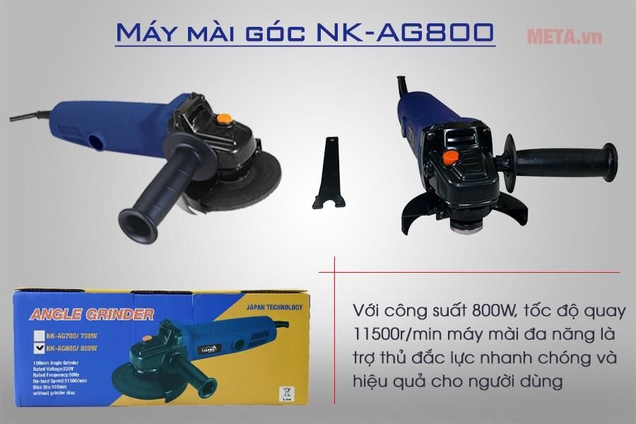 Máy mài góc Nikawa NK-AG800 Máy mài góc Nikawa NK-AG800