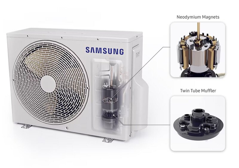 Điều hòa Samsung Inverter 18000 BTU 1 chiều AR18CYHAAWKNSV máy nén tiết kiệm điện