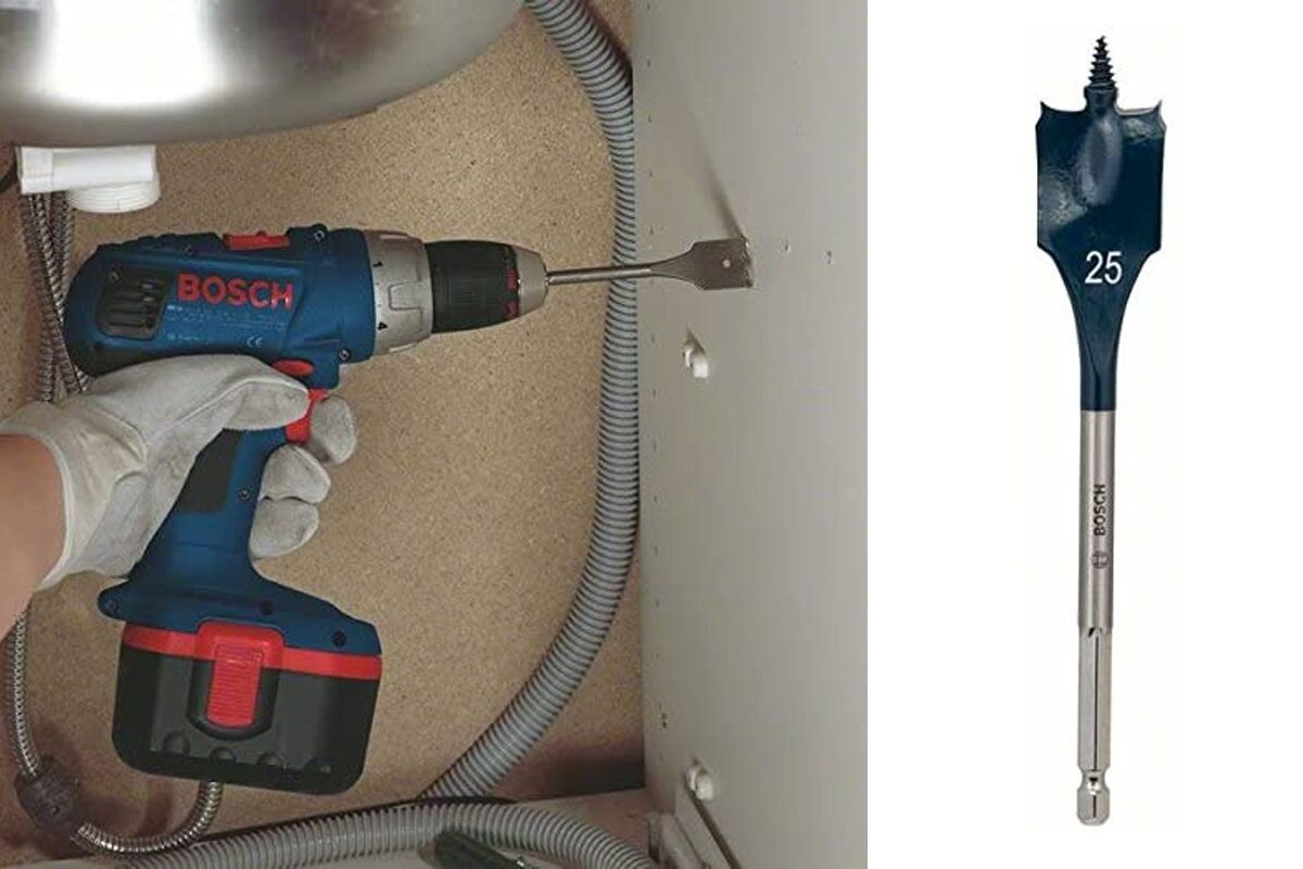 Mũi khoét gỗ đuôi cá 25x152mm Bosch 2608595494