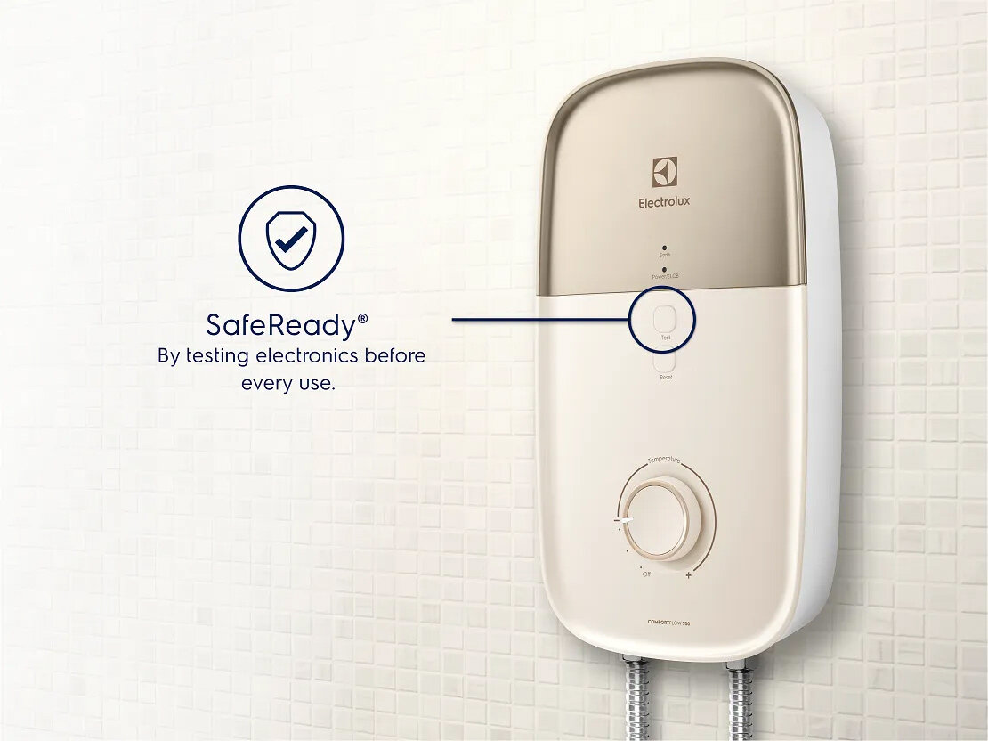 Tính năng SafeReady kiểm tra an toàn điện trước mỗi lần sử dụng 