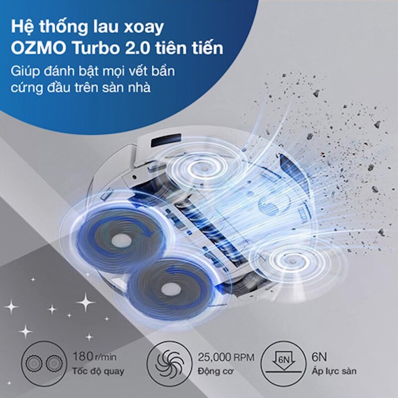 Robot hút bụi lau nhà Ecovacs Deebot T20e Omni là một thiết bị thông minh và hiệu quả