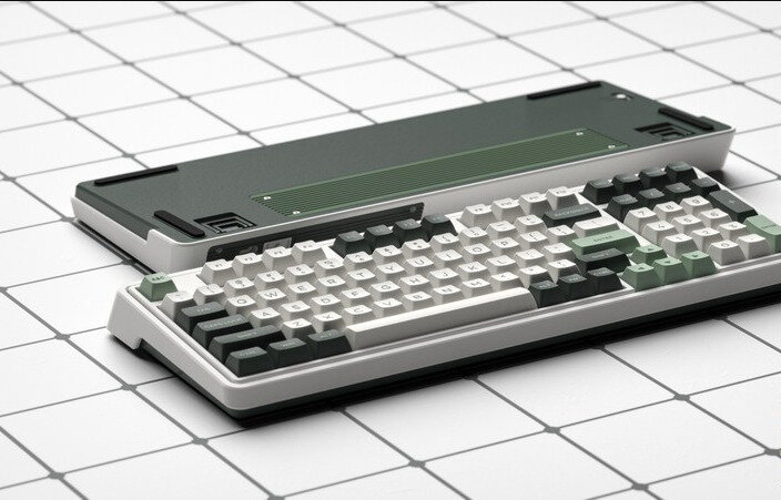 Bàn phím cơ FL-Esports CMK98SAM 3 Mode Wireless Tropical Forest 