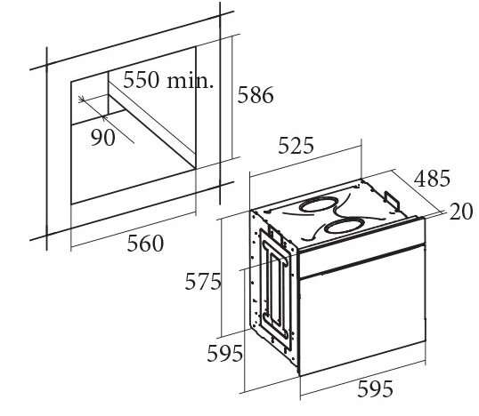 Lò nướng Cata CD 760 AS BK - 59 lít Lò nướng Cata CD 760 AS BK - 59 lít