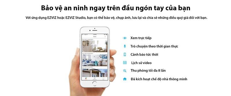 Camera quay quét Wifi theo dõi chuyển động EZVIZ Husky air CS-CV310 720P Camera quay quét Wifi theo dõi chuyển động EZVIZ Husky air CS-CV310 720P