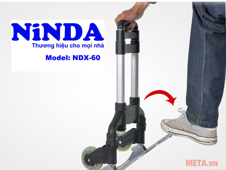 Xe đẩy hàng 2 bánh gấp gọn Ninda NDX-60