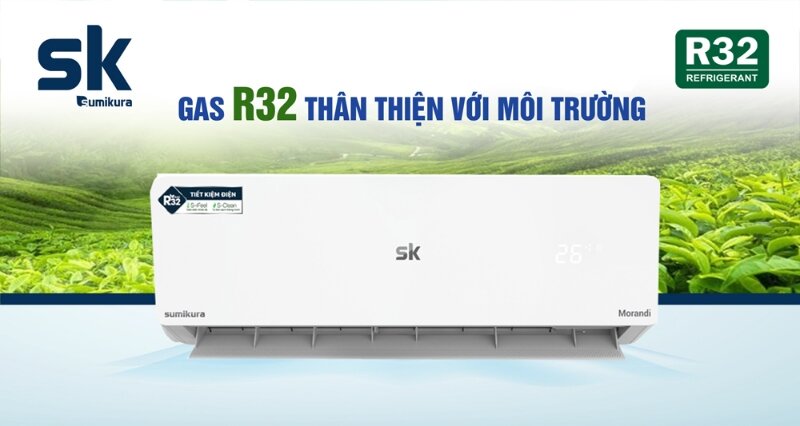 Điều hòa Sumikura 28000 BTU 2 chiều APS/APO-H280/Morandi gas r32