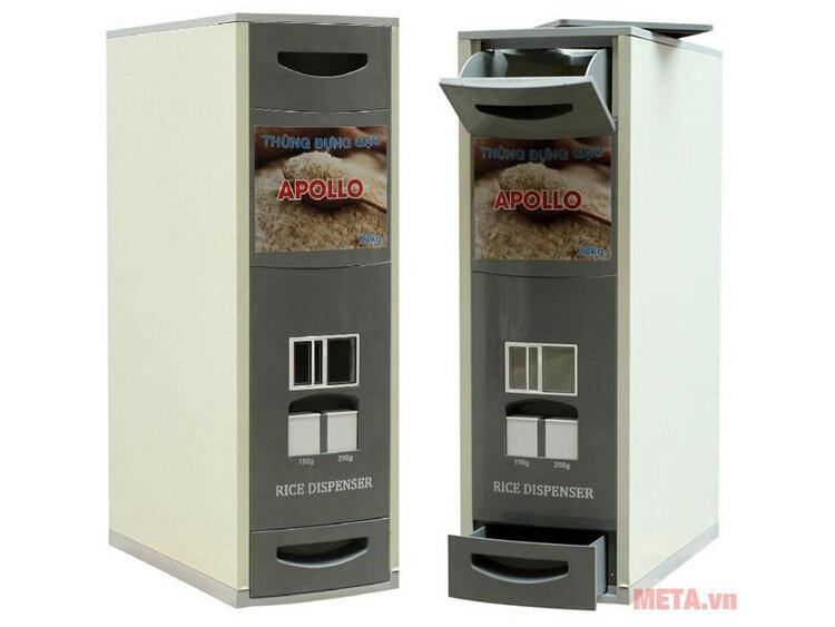 Thùng gạo thông minh Apollo 28kg NV-28