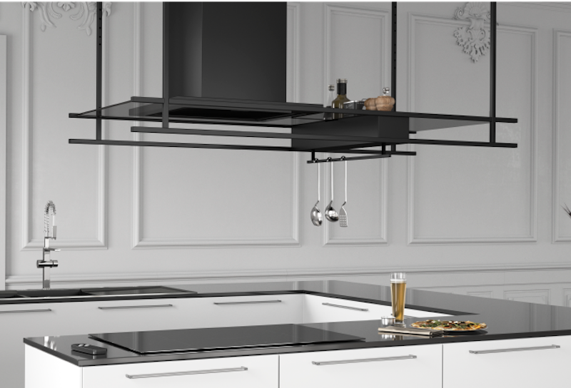 Máy hút mùi Malloca INDUST K140B sở hữu thiết kế treo độc lập tinh tế