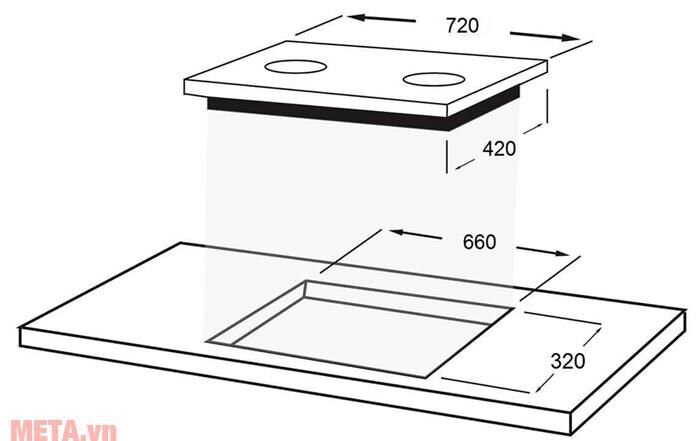 Bếp từ đôi Faber FB 2ISP (3600W)