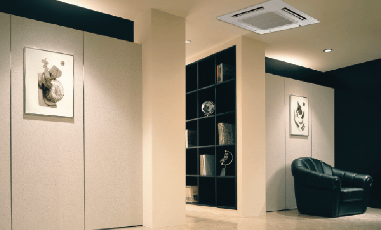 Làm mát nhanh, đều với 4 hướng gió thổi và thiết kế luồng thổi rộng