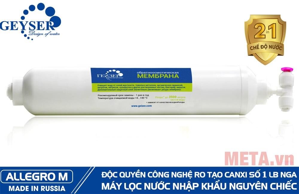 Máy lọc nước RO Geyser Allegro M (cho 2 nguồn nước ra)