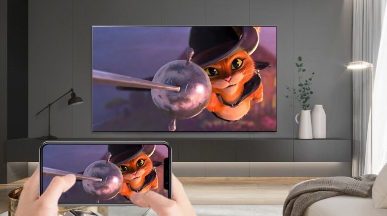 Smart tivi OLED LG 4K 83 inch 83C3PSA chia sẻ nội dung