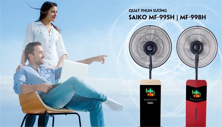 Quạt phun sương Saiko MF-998H