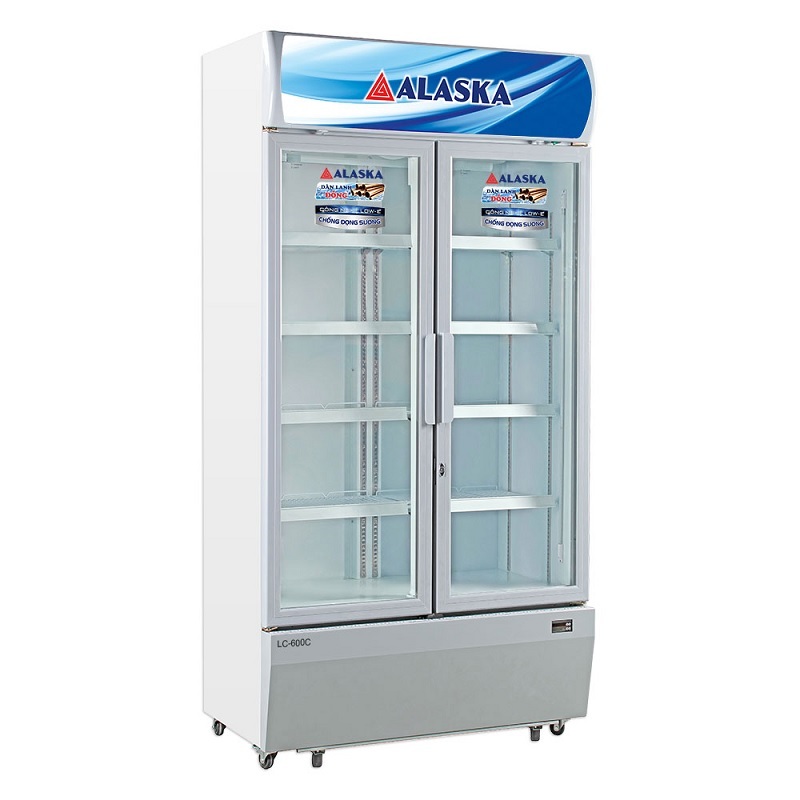 Tủ mát Alaska 2 cánh 700 lít LC-600C thiết kế