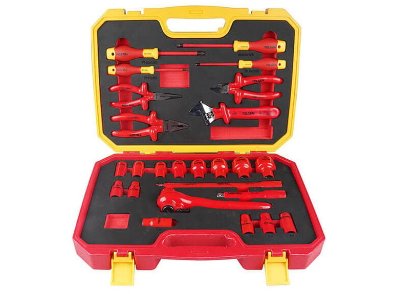 Bộ dụng cụ cách điện 25 món Tolsen V83825 Bộ dụng cụ cách điện 25 món Tolsen V83825