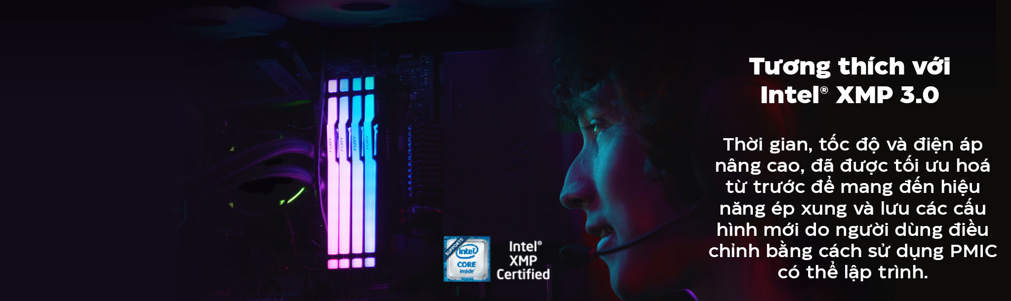 Ram Desktop Kingston Fury Beast RGB DDR5