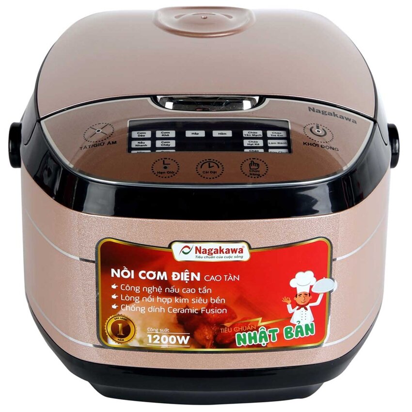Nồi cơm điện cao tần Nagakawa NAG0102 (1,8 lít)