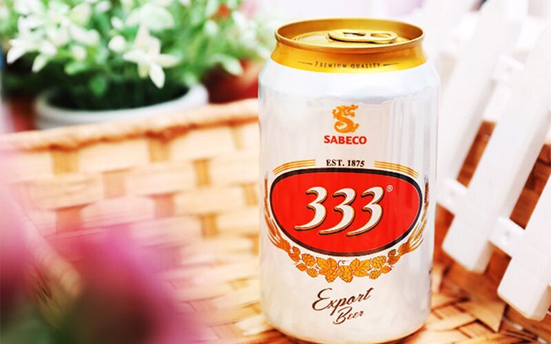 Bia 333 lon 330ml