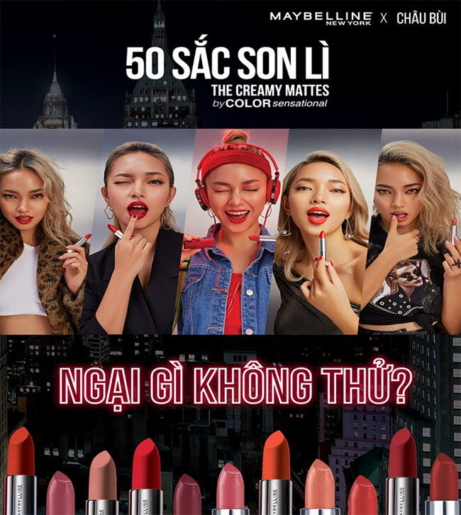 Maybelline color sensational creamy matte lipstick