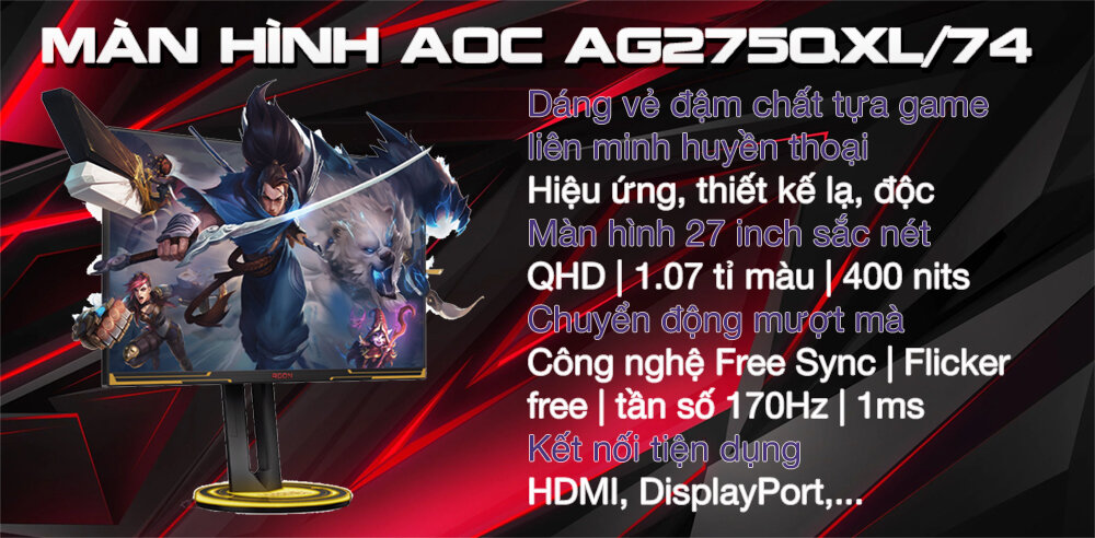 Màn hình AOC AG275QXL/74 1
