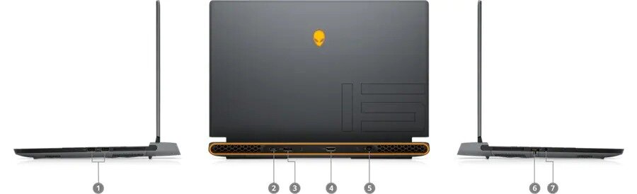 Laptop Dell Gaming Alienware M15 R6 70262923 (Core i7 11800H/32Gb/ 1TGb SSD/15.6