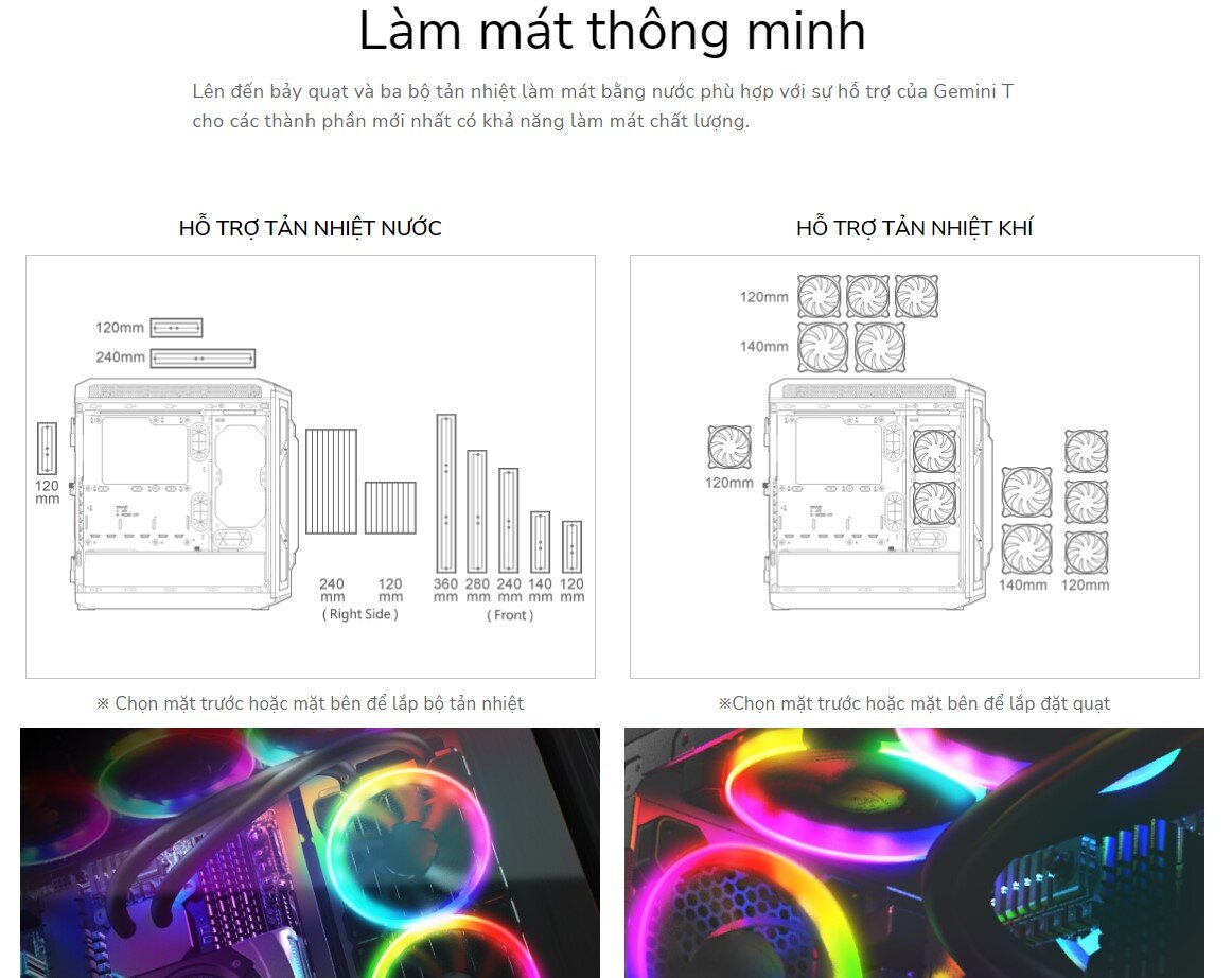 Vỏ Case Cougar Gemini T PRO