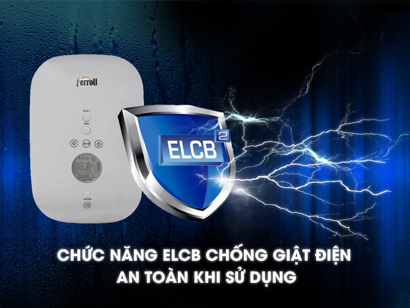 Máy nước nóng Ferroli DIVO SDP 4.5 kW Máy nước nóng Ferroli DIVO SDP 4.5 kW