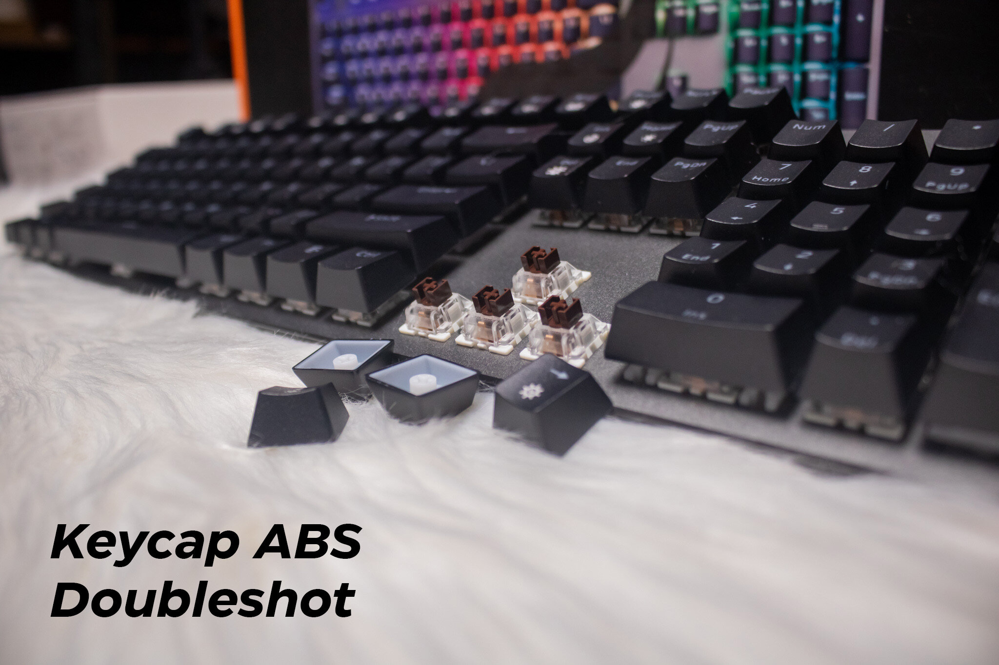 Bàn phím cơ Newmen GE369R Red switch (USB/Hot swap/Led RGB) 4