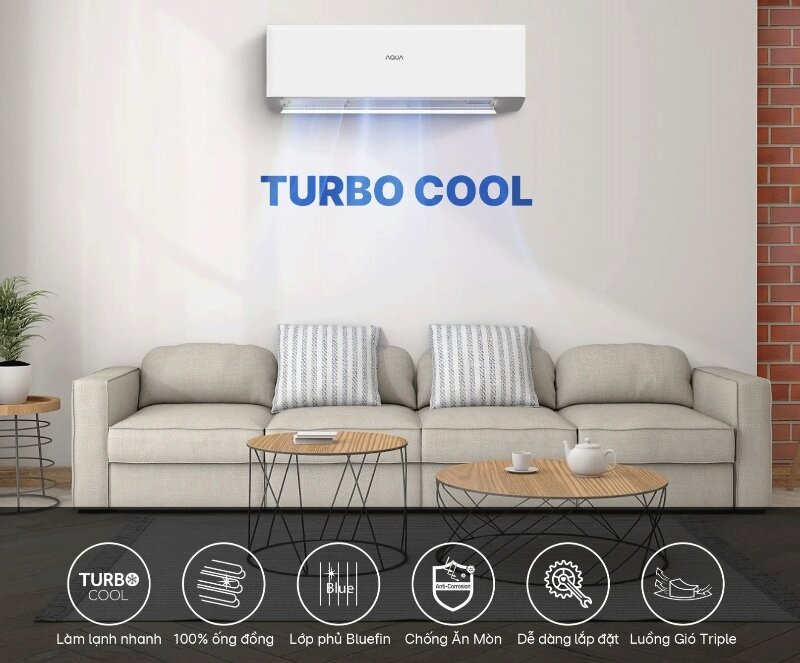Điều hòa Aqua 1 chiều 11600 BTU AQA-R13PC 