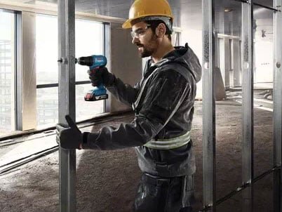 Máy khoan thép 10mm Máy khoan pin Bosch GSR 185-LI