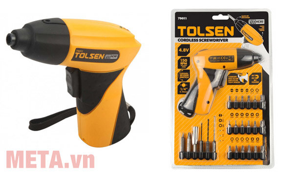 Bộ máy vặn vít không dây Tolsen 79011