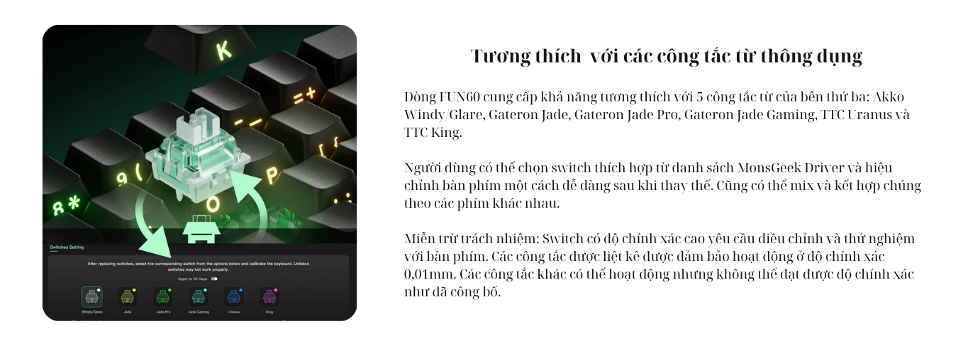 Bàn phím AKKO MonsGeek FUN60 Pro SP 3