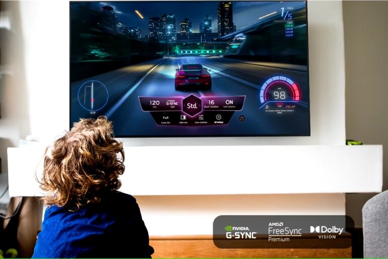 Smart tivi OLED LG 4K 77 inch 77G3PSA hỗ trợ chơi game